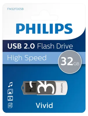 Produktbild von Philips USB-Stick 32 GB USB 2.0 Vivid Edition Leserate bis 23 MB/s