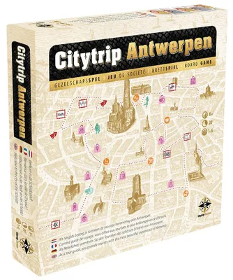 Obrázok produktu pre Exkluzívna spoločenská hra "Citytrip Antwerpen" – vzdelávacia hra