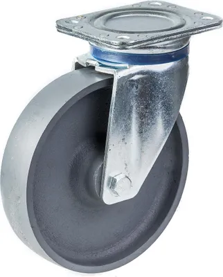Produktbild von 200mm-Lenkrolle mit Graugussrad