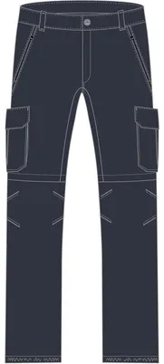 Produktbild von CMP Kinder Sporthose Zip OFF Pant Grau 110
