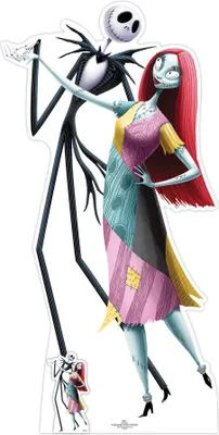 Produktbild von Pappfigur Jack und Sally tanzen - Das seltsame Weihnachten des Herrn Jack -