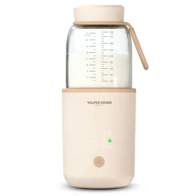 Produktbild von Vulpes Goods Tragbarer Flaschenwärmer Baby, kabelloser Milchwaermer, Inklusive 5 Temperaturniveau, Für alle Babyflaschen, 13,200 mAh mAh Akku, ELITE