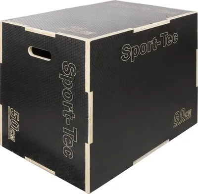 Produktbild von Sport-Tec Sprungtrainer 3-in-1 Plyo Box aus Holz, 75x60x50 cm