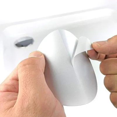 Zdjęcie produktu dla Naklejki antypoślizgowe Unyqoos® do łazienki i prysznica – 10 samoprzylepnych, ultracienkich, okrągłych naklejek o średnicy 9 cm, wielokolorowe, antypoślizgowe