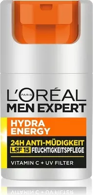 Produktbild von L'Oréal Men Expert, Hydra Energy, Gesichtscreme mit SPF 15, 50 ml