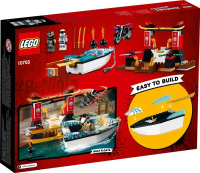 Produktbild von LEGO® Juniors Zanes Verfolgungsjagd mit dem Ninjaboot 10755
