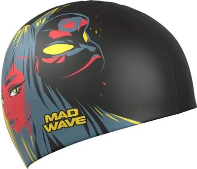 Immagine prodotto di Madwave Kitsune Junior Cuffia da nuoto nera nera taglia unica