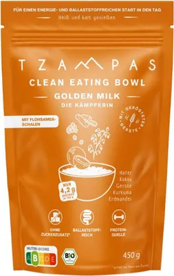 Produktbild von TZAMPAS Bowl Golden Milk 450g 6er Pack