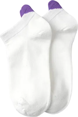 Produktbild von 1 Paar rutschfeste, elastische Söckchen mit niedrigem Schaft, süße Herznähte, kurze Socken für Mädchen, Einheitsgröße, Lila