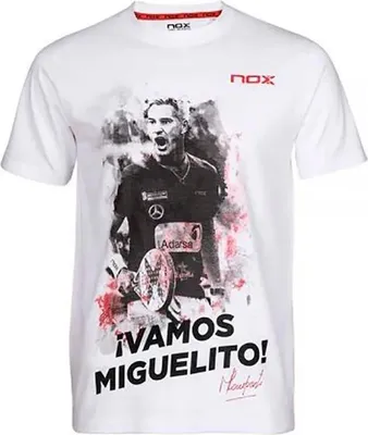 Produktbild von Nox Vamos Miguelito Kurzarm-t-shirt Weiß M Mann Weiß M