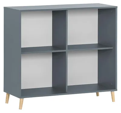Regal mit 4 offenen Fächern, 100x41x92,6 cm, Fjord