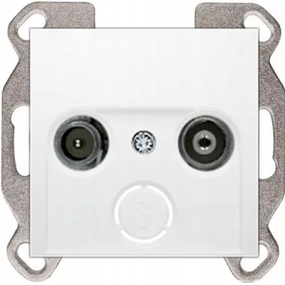 Produktbild von Berker B.Kwadrat Antennendose Enddose weiß