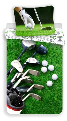 Image de Jerry Fabrics Ensemble de literie 135x200 Thème Golf Joueur