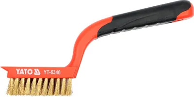 Image de Brosse métallique manuelle 180 mm laiton