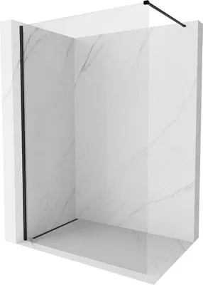 Produktbild von Mexen Kioto-X Duschwand Walk-in 110 x 200 cm, transparent 10 mm, schwarz - 800-110-101-70-00-X