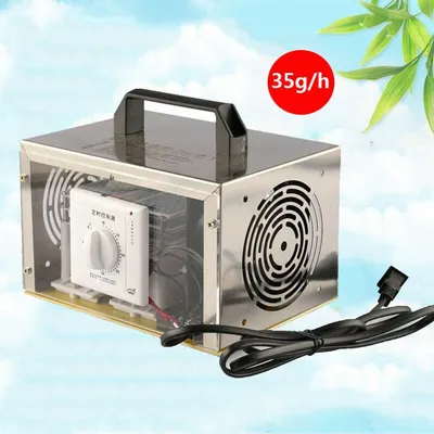 Produktbild von 35g/h Ozongenerator Geruchskiller, Ozon Luftfilter Luftreiniger Ozongerät Ozonisator mit Timer für Zimmer, Rauch, Autos und Haustiere 220 V