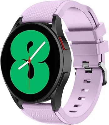 Produktbild von Strap-it Samsung Galaxy Watch 4 Silikonarmband - 44mm (Lila)
