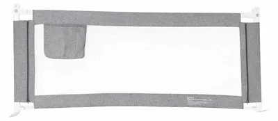 Obrázek produktu pro Dětská bezpečnostní zábrana k posteli, 200 cm, šedá, skládací