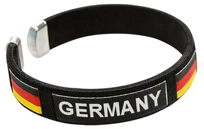 Image de Bracelet de fan "Allemagne" couleurs de l'Allemagne couleurs de l'Allemagne