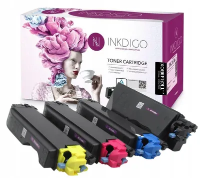 Produktbild von INKDIGO Tonerkartuschen TK-5140 Set für Kyocera Drucker