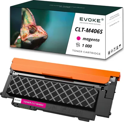 Image de Toner pour SAMSUNG CLTM406S-360M CLTM406S Rouge (magenta) | Remplacement pour CLX-3305FN CLX3300 CLX3305FN CLP360