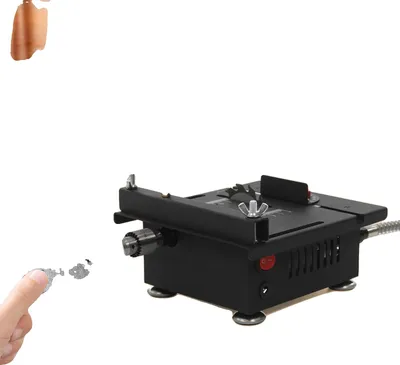 Image de Mini-scie de table, 7 vitesses réglables, capacité de coupe polyvalente