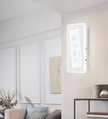 Produktbild von Fischer & Honsel Ratio LED Wandleuchte 16,3W Tunable white steuerbar dimmbar Acryl weiß 30434