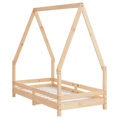 Produktbild von vidaXL Kinderbett 70x140 cm Massivholz Kiefer
