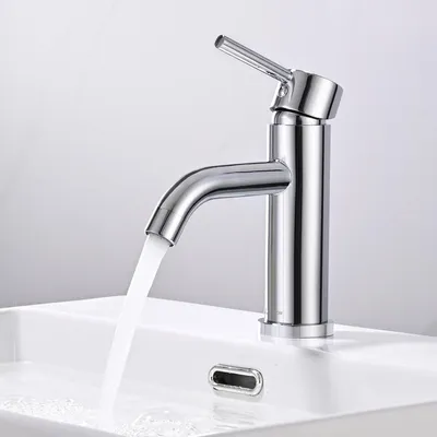 Produktbild von Waschtischarmatur, Chrom, Keramikventil, Einhebel, für Badezimmer