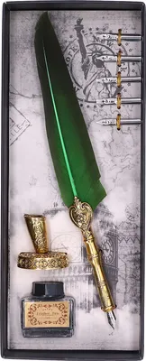 Produktbild von Federstift exquisit Vintage Elegant Edelstahl glatt schriftlicher Verschleiß resistenter Feder Pengreen