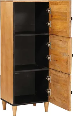 Produktbild von vidaXL Hochboard Hellbraun 40 x 33 x 110 cm massives Mangoholz