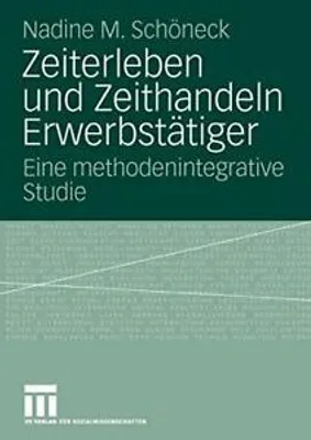 Obrázek produktu pro Zeiterleben und Zeithandeln Erwerbstätiger