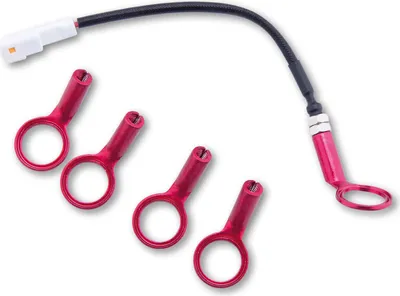 Imagen del producto de Sensor de temperatura KOSO para bujía de 14 mm, rango de 250 grados, con conector blanco