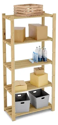 Produktbild von B-24 5 BÖDEN BÜCHERREGAL BÜROREGAL 170x80x40 cm