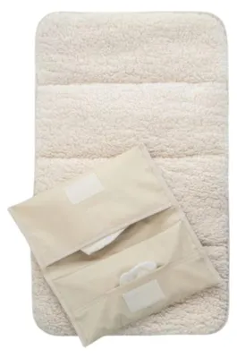 Produktbild von KipKep Napper Teddy Wickelunterlage + Wickeletui Cookie