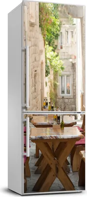 Produktbild von Tulup Kühlschrankdekoration - 70x190 cm - Aufkleber auf dem Kühlschrank - Korcula Kroatien