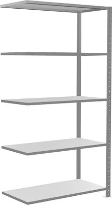 Produktbild von Gebr. Schulte Steckregal Anbau verzinkt 2000x1000x500mm 1Rahmen / 4 Böden Feldlast 1200kg - 12755-4