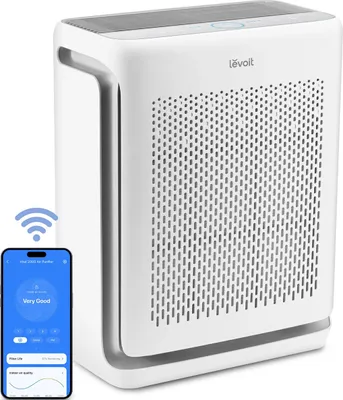Immagine prodotto di Levoit PURIFICATORE D'ARIA Vital 200S Pro Smart HEPA con Sensore di Luce e Prefiltro Lavabile, Rimuove il 99,97% di Polvere, Polline, Peli di Animali e Odori