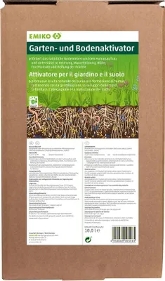 Produktbild von Emiko EM Garten und Bodenaktivator 10L Bag in Box Effektive Mikroorganismen für kräftige Pflanzen