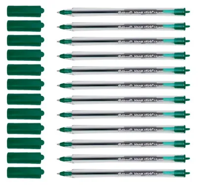 Produktbild von Pelikan 820844, Stick-Kugelschreiber, Grün, 12 Stück(e)