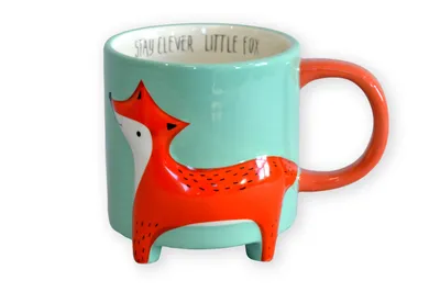 Produktbild von Winkee - Cute Animal Kaffeetassen I Die süße Kaffee-Tasse & Tee-Becher in groß I XXL Tasse ca. 450 ml I Cute Coffee Mug