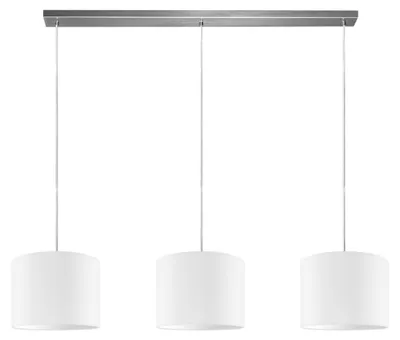Produktbild von Home Sweet Home Hängeleuchte Beam 3L, E27, weißer Lampenschirm, 25cm