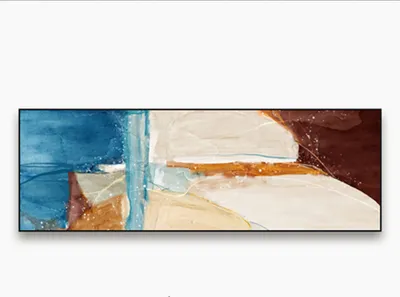 Produktbild von TPFLiving Kunstdruck LW-306 (OHNE RAHMEN) Poster - Leinwand - Wandbild - Hochauflösender Giclée-Druck, langlebig und hochwertig - Abstrakte Strukturen -  - Größe: 35x140cm