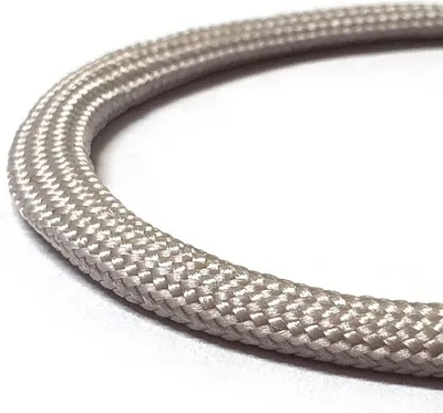Produktbild von 5m Farbe-12 Hellgrau Paracord 550 Fallschirmschnur Schnüre Nylonleine