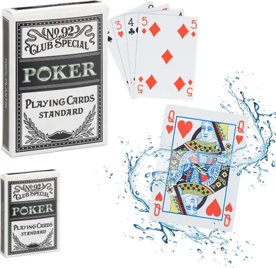 Produktbild von 2 x vodotesné plastové pokerové karty