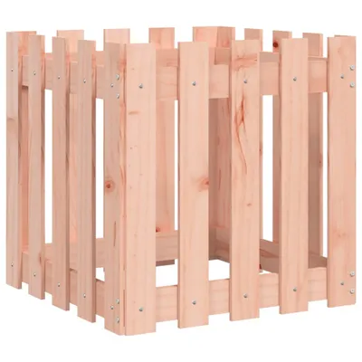 Produktbild von vidaXL Pflanzkübel Lattenzaun-Design 50x50x50 cm Massivholz Douglasie