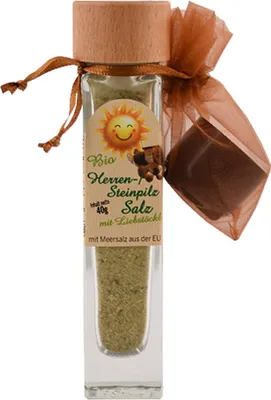 Produktbild von Stein- und Herrenpilzsalz 40g
