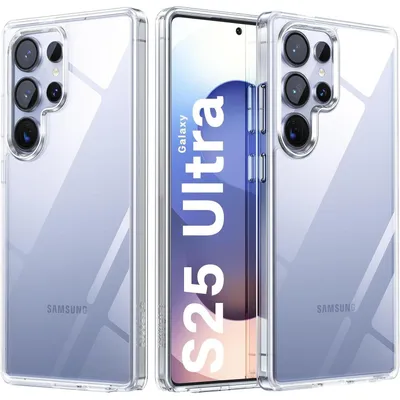 Produktbild von Schutzhülle für Samsung Galaxy S25 Ultra Transparent Militärschutz Kratzfest Stoßfest