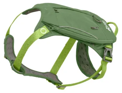 Produktbild von Kurgo Cascade Harness Hundegeschirr mit Rucksack, M, Grün