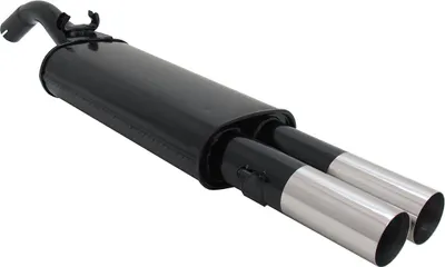 Immagine prodotto di Scarico sportivo Novus per VW Golf 2 19E 2x76mm Silenziatore posteriore RL-Design con ABE